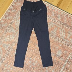 H&M Navy Maternity Pants